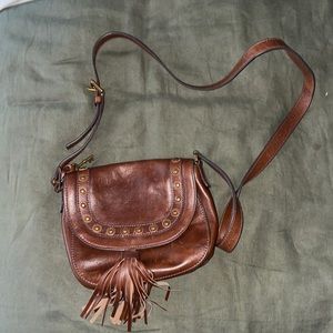 Brown Fossil Satchel
